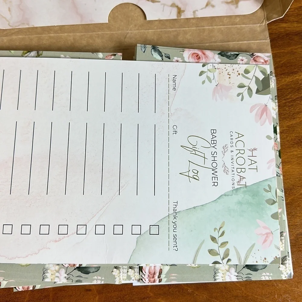 At acrobat cards &invitations. Comes with 25 of each cards.